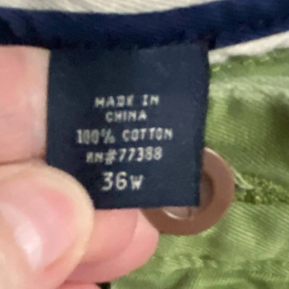 J. Crew VTG “Critter” “Destroyed”Shorts Marlin Embroidery Distressed Green Sz 36